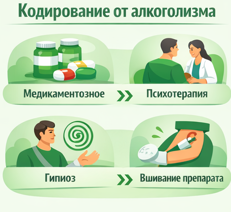 кодирование от алкоголизма в Мысках Санати